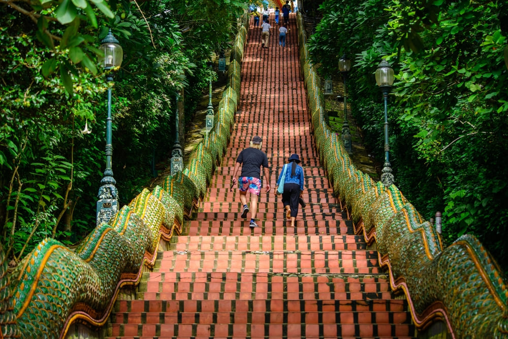 Nagas Staircase at Wat Phra That Doi Suthep