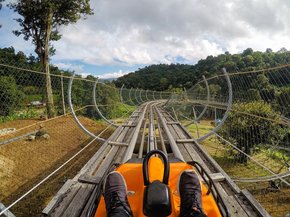 เล่นโคสเตอร์ที่ Pongyang Jungle Coaster & Zipline ที่เที่ยวเชียงใหม่