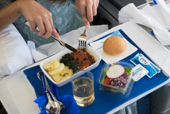 In-flight meal Bangkok Airways