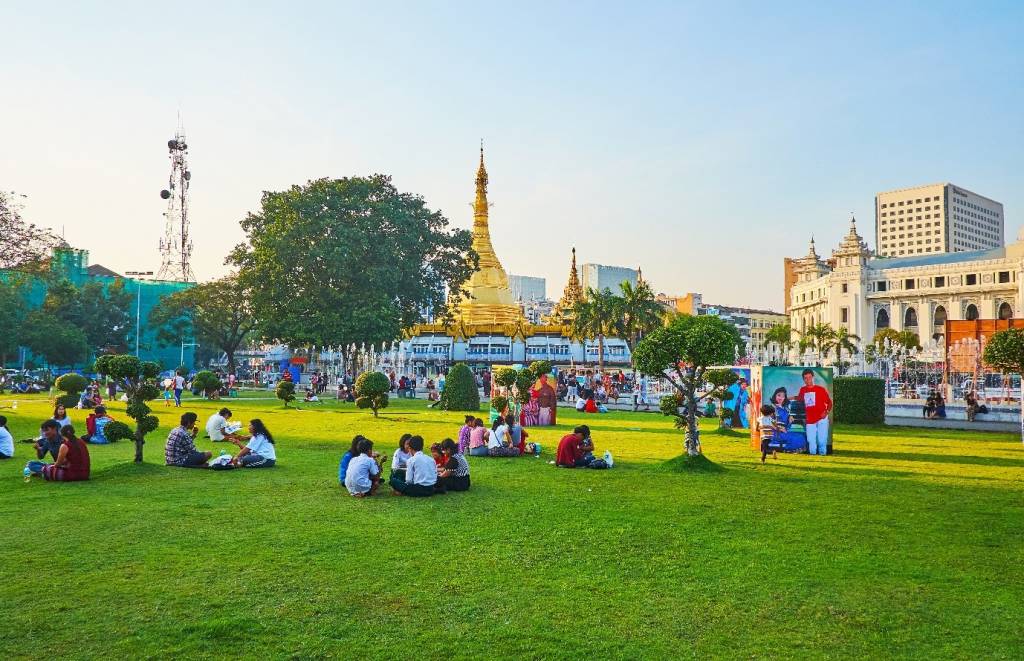 New Year's Eve in Yangon