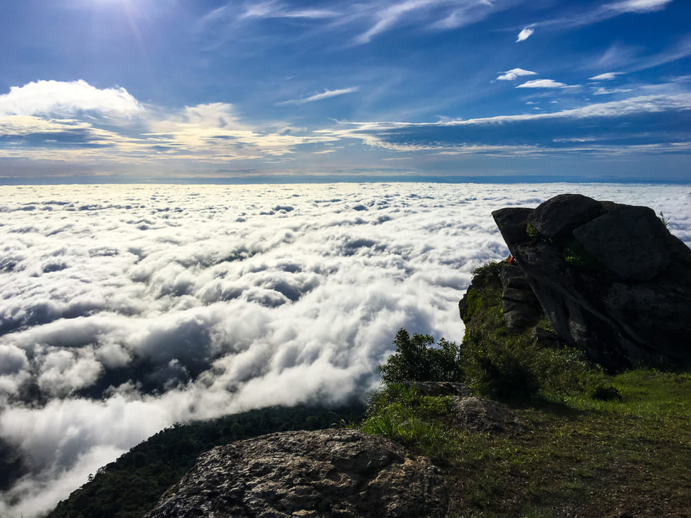 เขาหลวง สุโขทัย ท้องฟ้าแจ่มใส