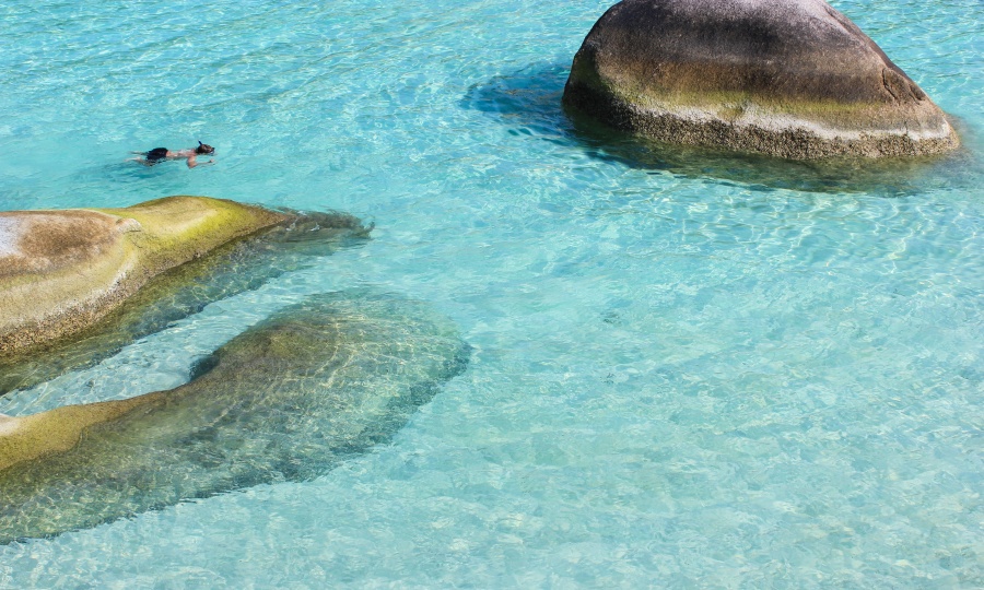 Koh Tao crystal clear water