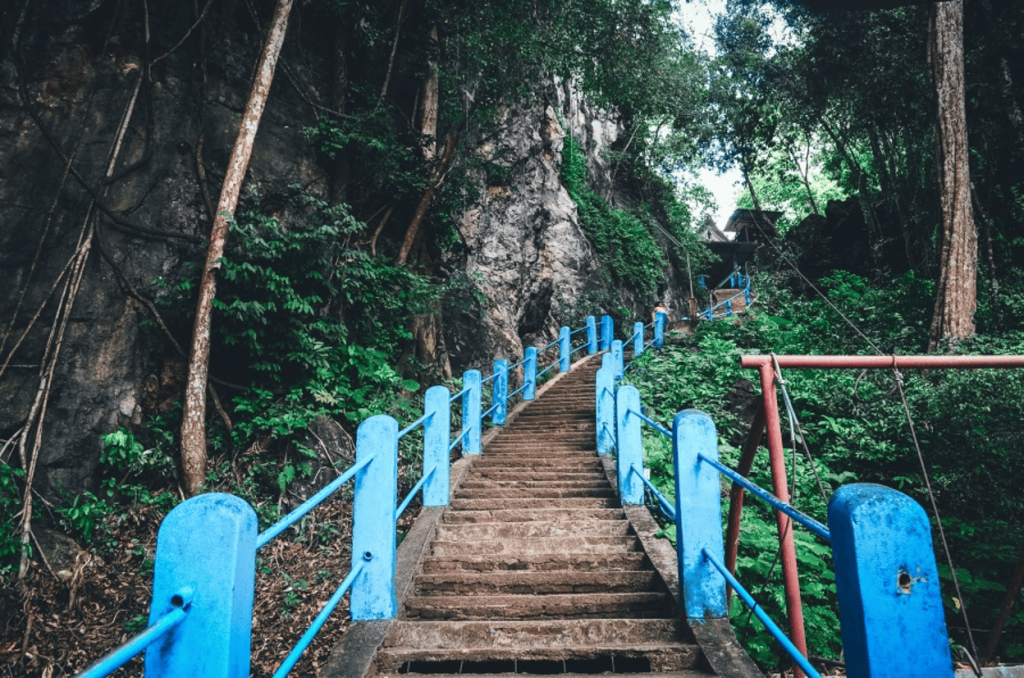 Steep Stairs of Tiger Cave Temple