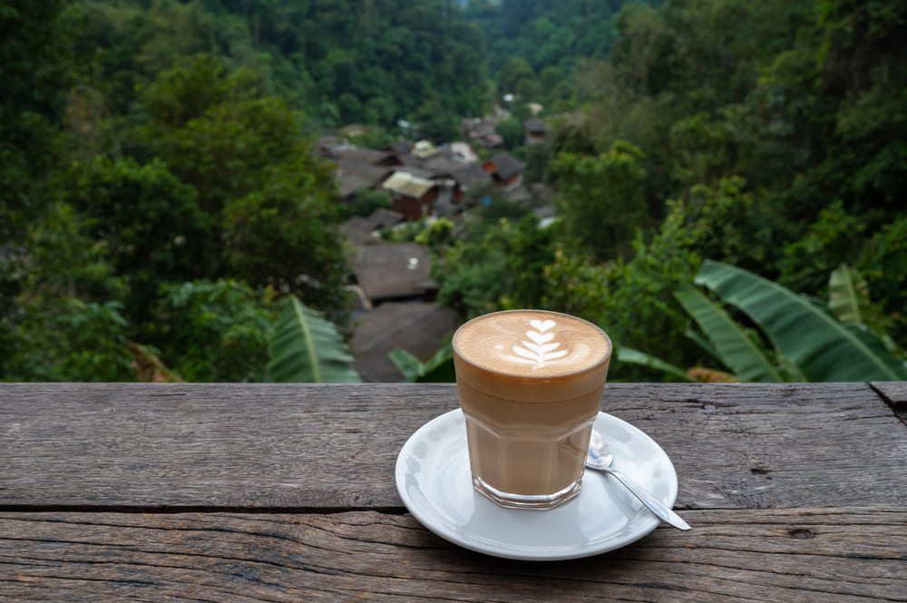 Coffee on Wooden Table