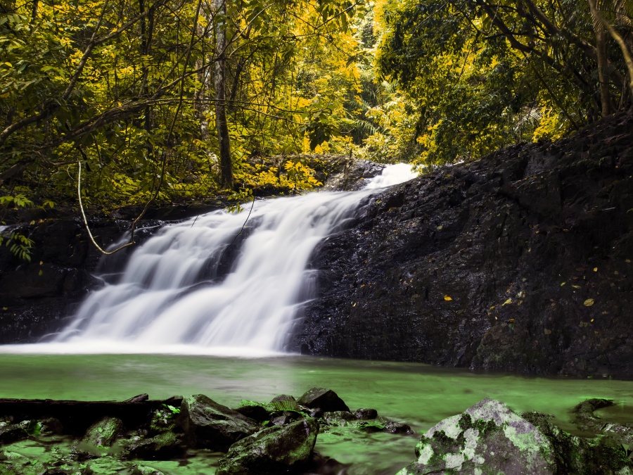 Huai,Sa,Khe,Waterfall,In,Khao,Phanom,Bencha,National,Park