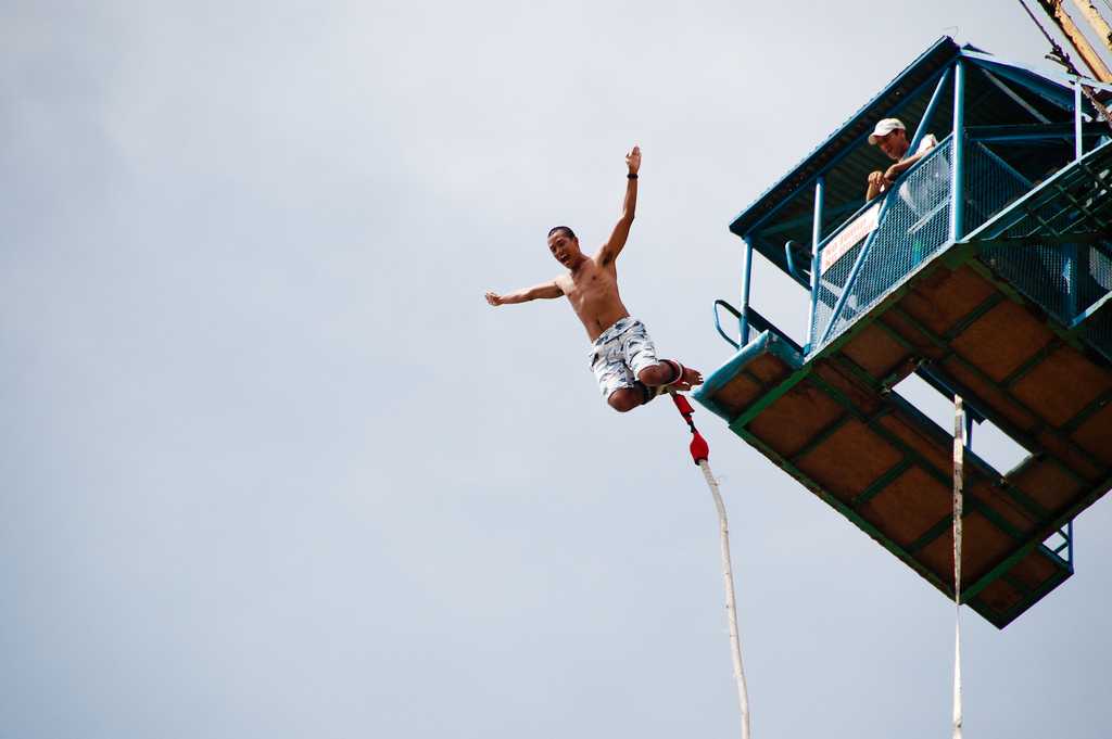 The Complete Guide to Bungee Jumping, jumping 