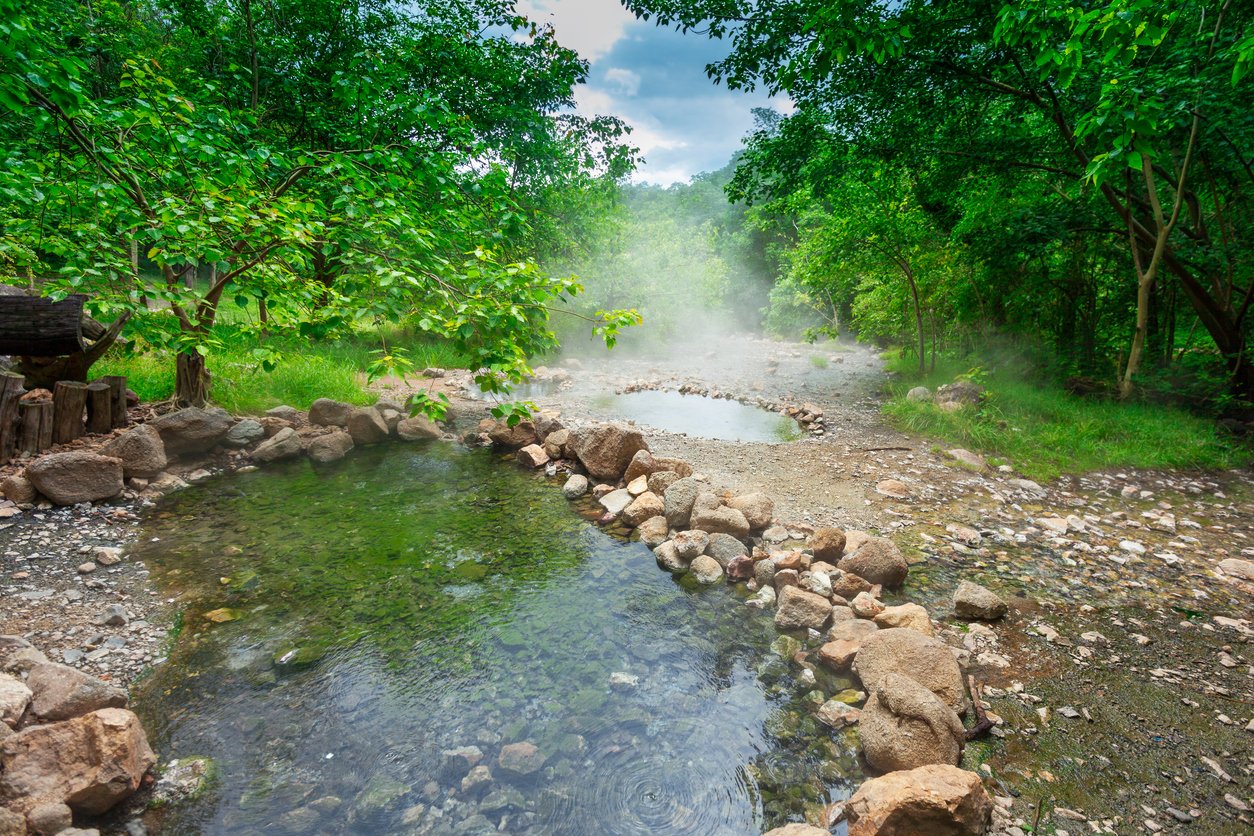 Hot springs in Pai