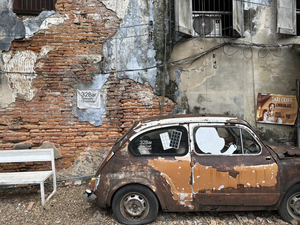 Old Orange Volkswagen