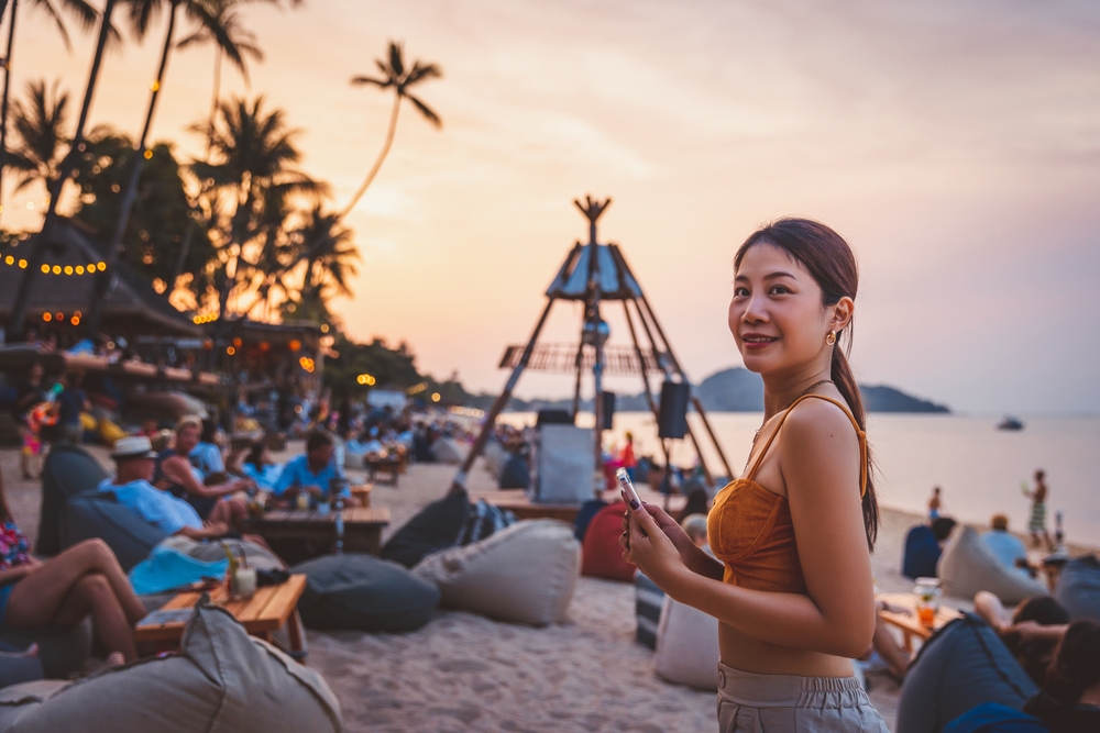 ริมหาดที่เกาะสมุย