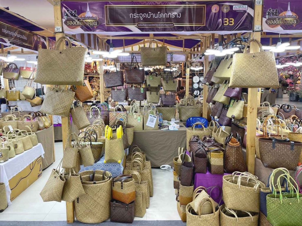 Handmade goods at JJ Mall Chatuchak