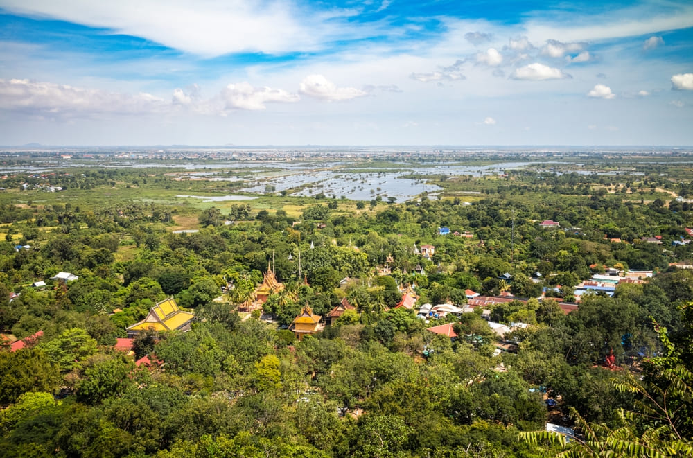 Aerial view of Oudongk