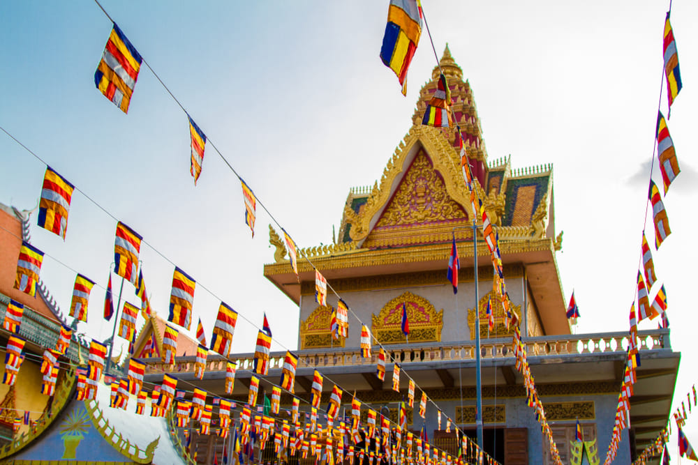 Flags at Wat Ounalom