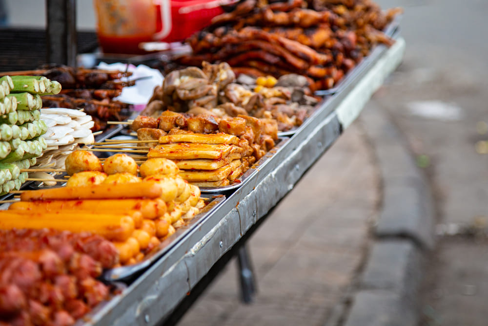 Food stall in Phnom Penh