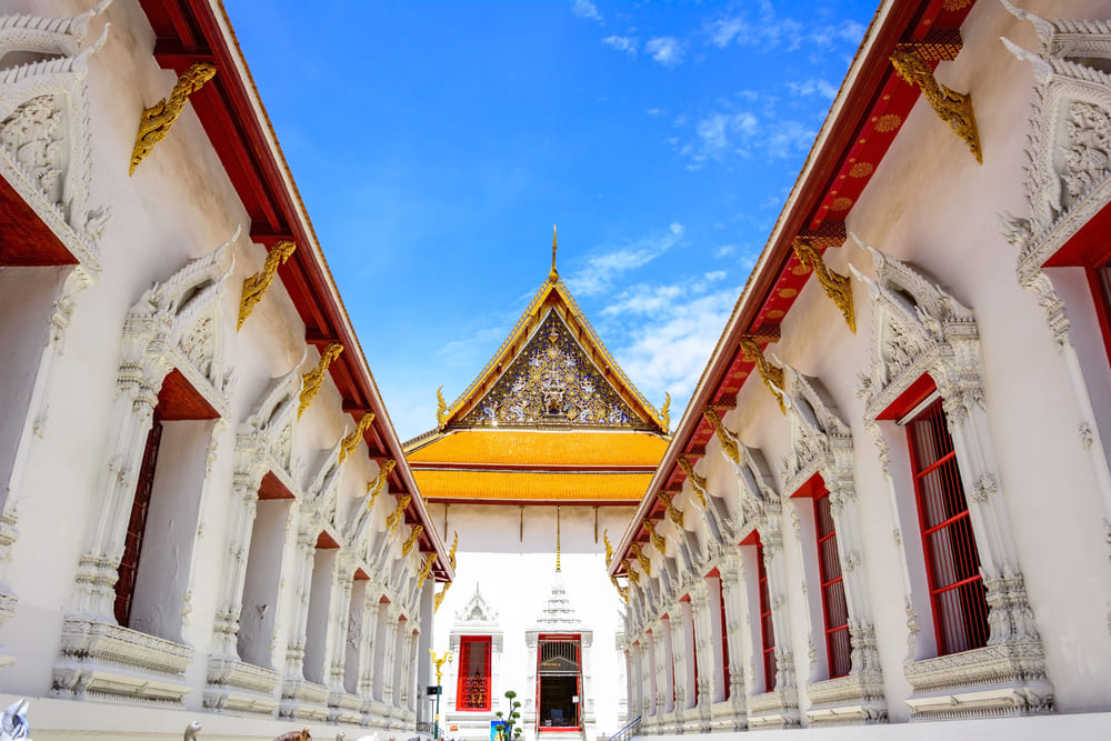 Thai style pavilion at Wat Mahathat