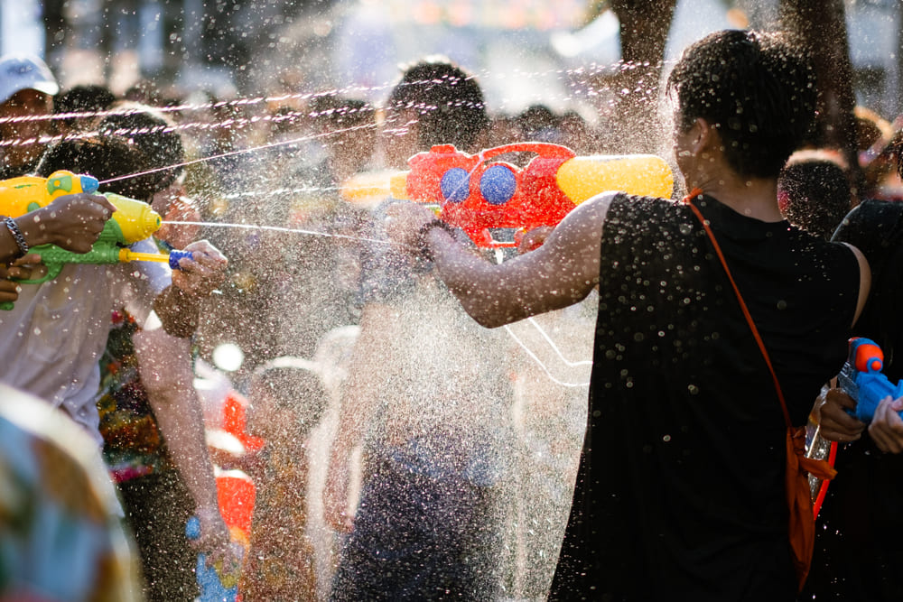 Songkran Festival Celebration in Thailand