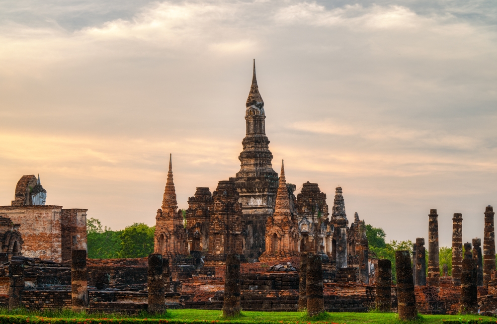 Temple at Wat Mahathat, Sukhothai