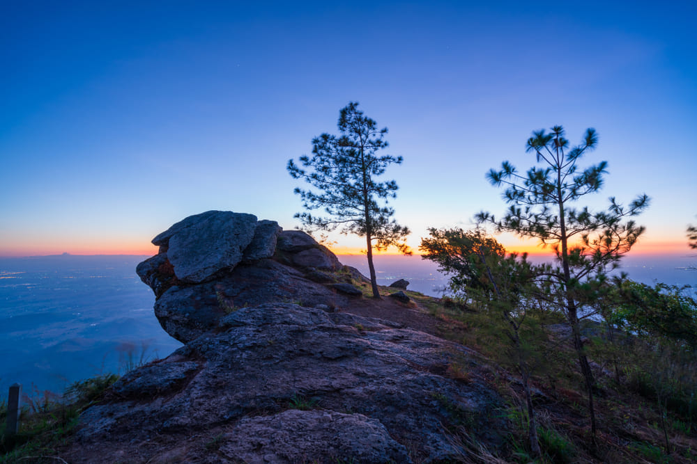 Sunrise viewpoint at Ramkhamhaeng National Park, Sukhothai