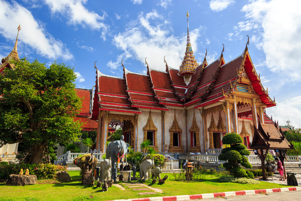 Wat Chalong in Phuket, Thailand