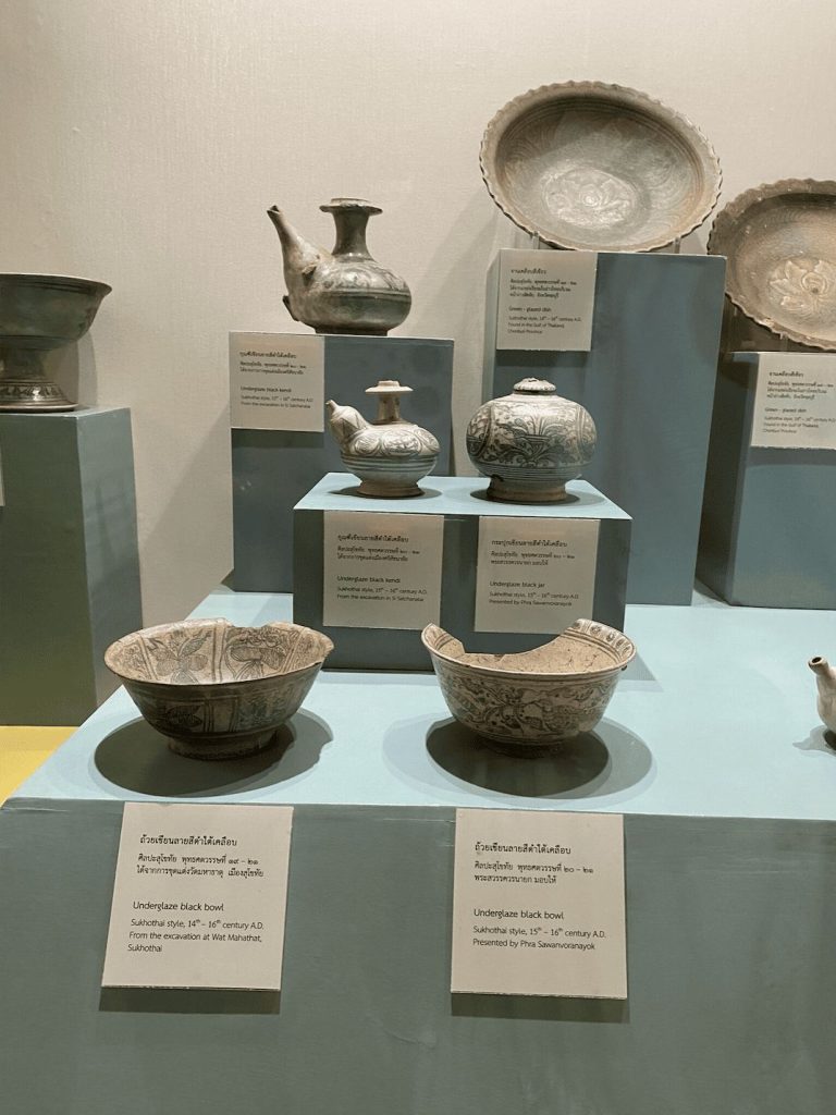 Ancient artefacts in Sukhothai