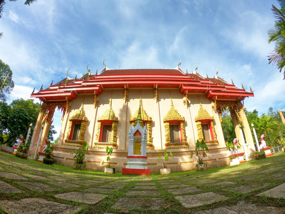 Ordination hall at Wat Yotha Nimit, Trat