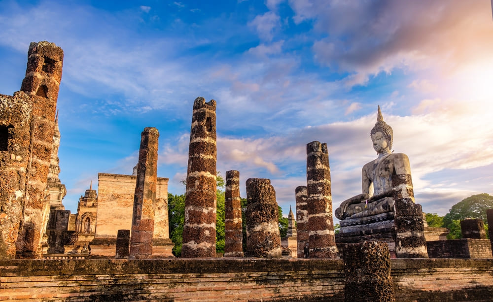 Wat Mahathat in Sukhothai, Thailand