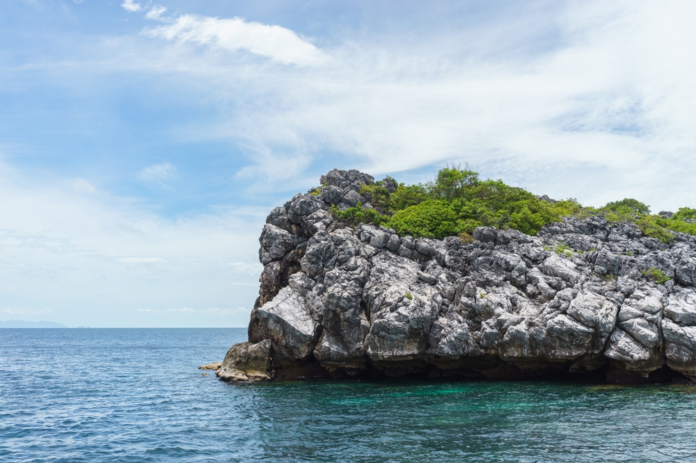 A small island in Koh Wao in Ang Thong National Marine Park