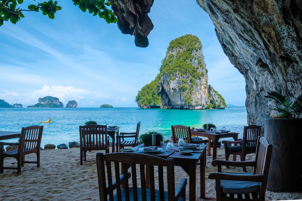 ร้านอาหาร เดอะกร็อตโต ของ Rayavadee Hotel