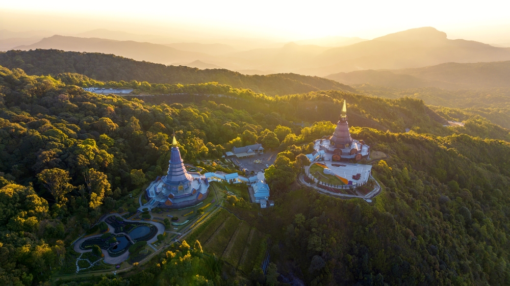 Top view of Doi Inthanon, Chiang Mai
