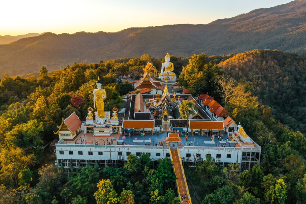 Top view of Phra That Doi Suthep, Chiang Mai