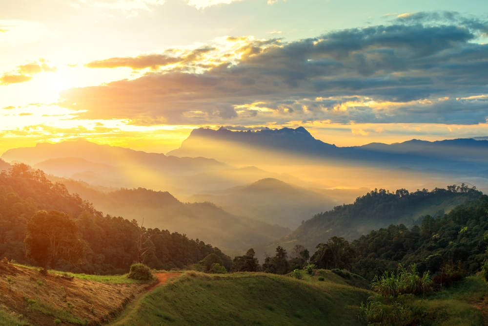 Sunrise view at Doi Luang Chiang Dao, Chiang Mai