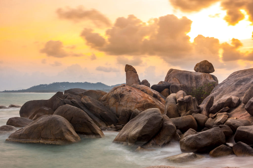 Hin Ta & Hin Yai Rocks at Lamai Beach, Koh Samui