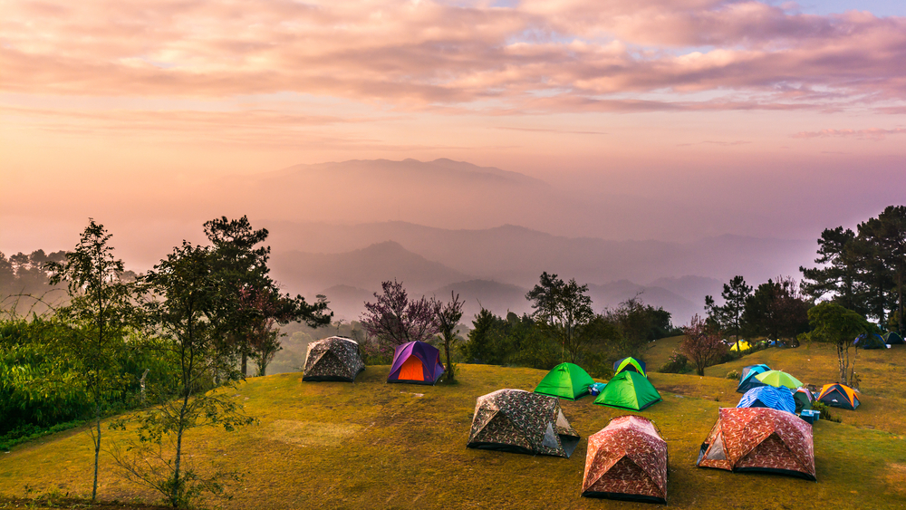 Campsite at Huai Nam Dang National Park, Chiang Mai