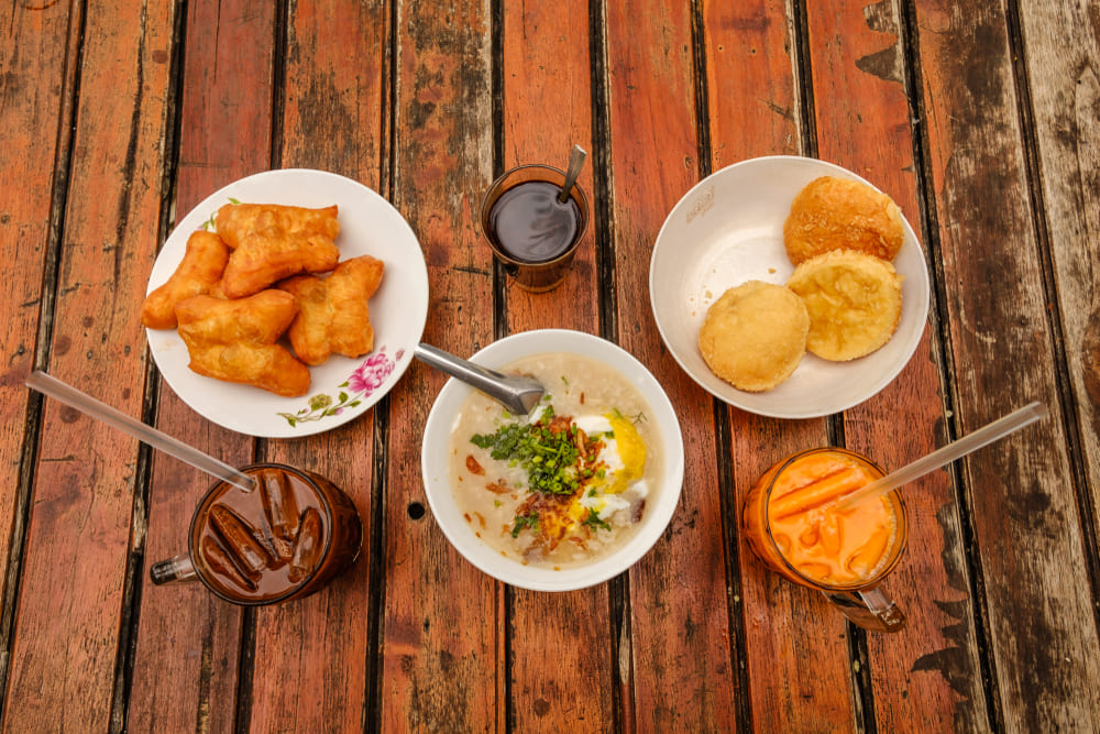 Breakfast at Pasaniyom Traditional Cafe in Luang Prabang