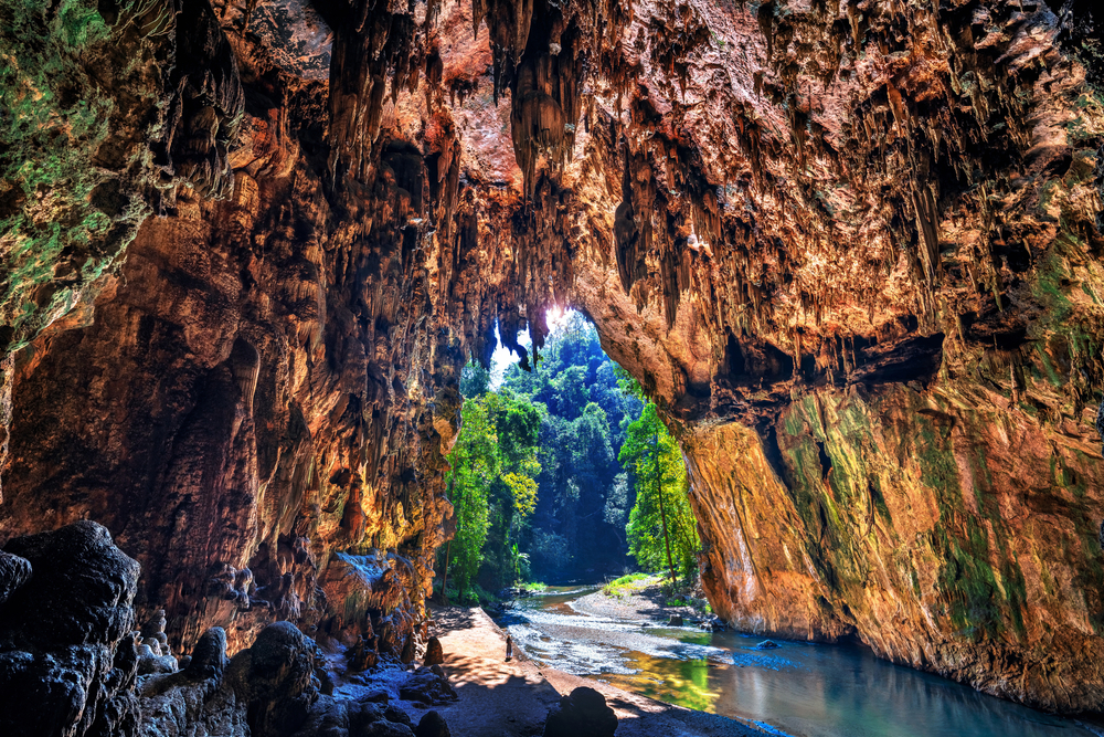 Lod Cave at Mae Hong Son