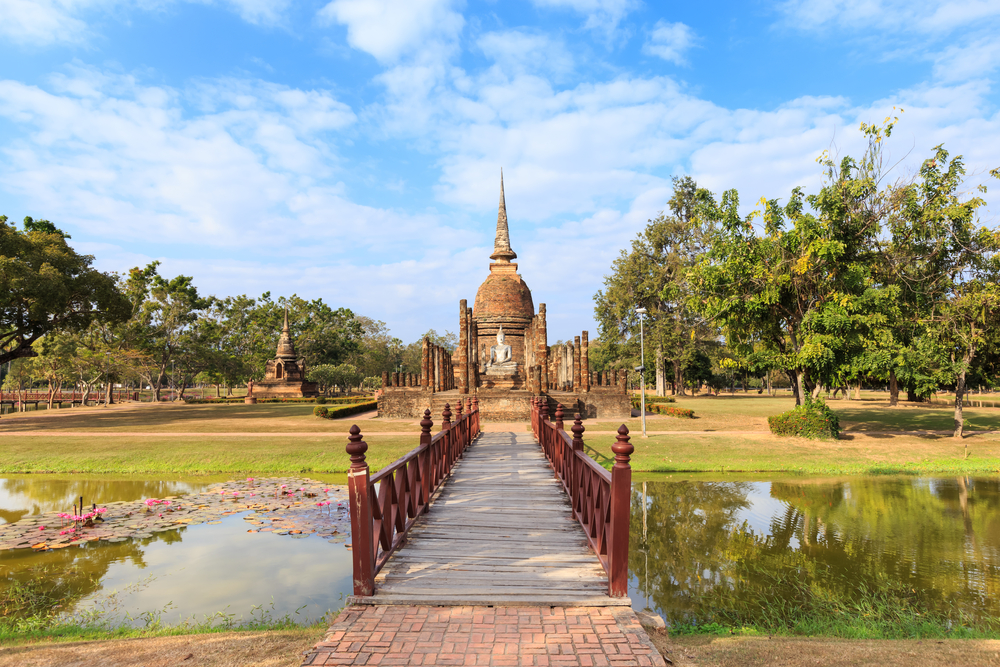 วัดสระศรี อุทยานประวัติศาสตร์สุโขทัย จังหวัดสุโขทัย