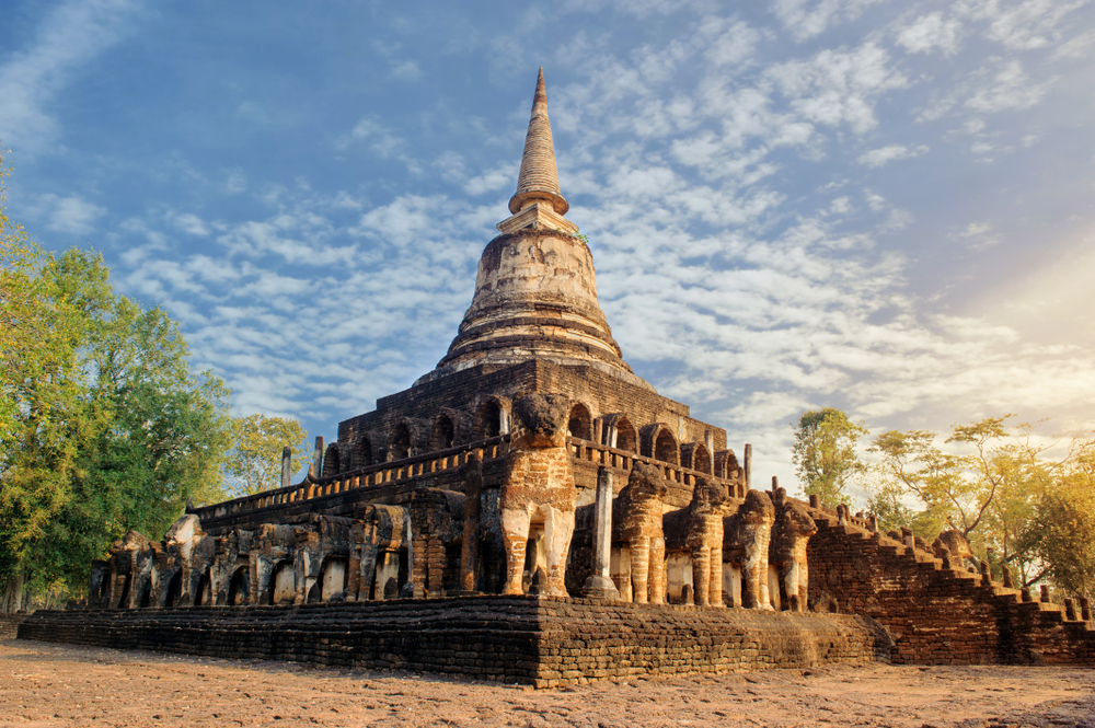 วัดช้างล้อม อุทยานประวัติศาสตร์สุโขทัย จังหวัดสุโขทัย