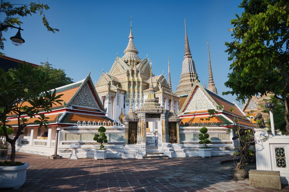 Temple ground of Wat Pho in Bangkok
