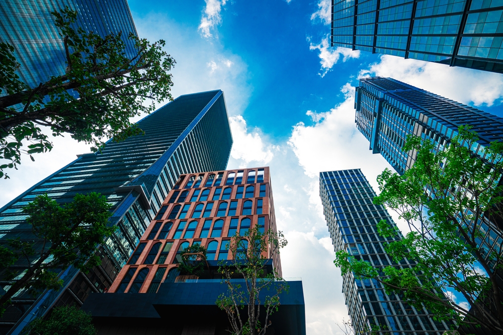 Towering buildings at One Bangkok