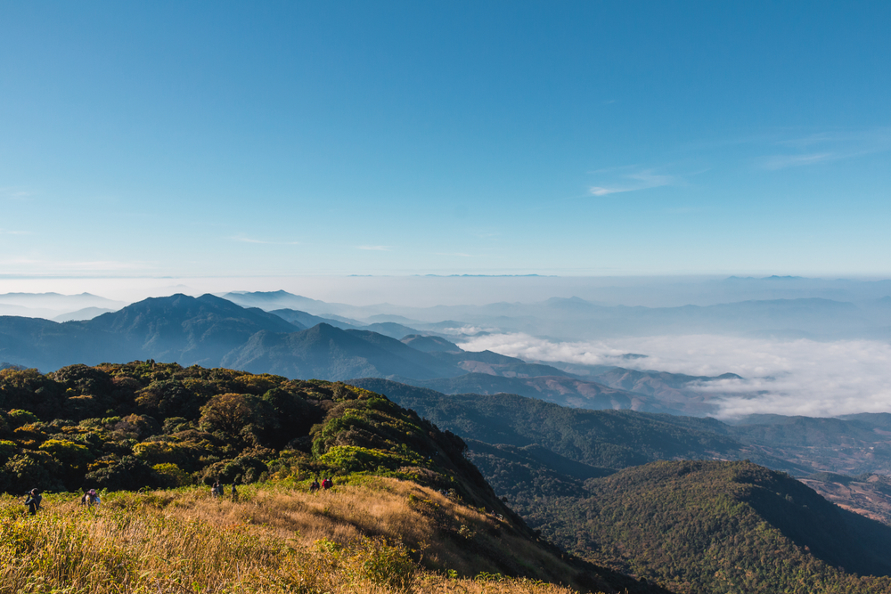 ที่เที่ยวธรรมชาติในไทย กิ่วแม่ปาน บนยอดดอยอินทนนท์ จังหวัดเชียงใหม่