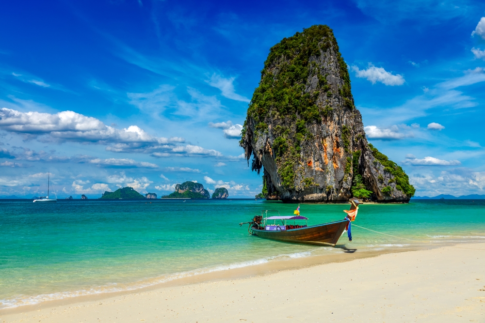 A beach in Krabi, Thailand