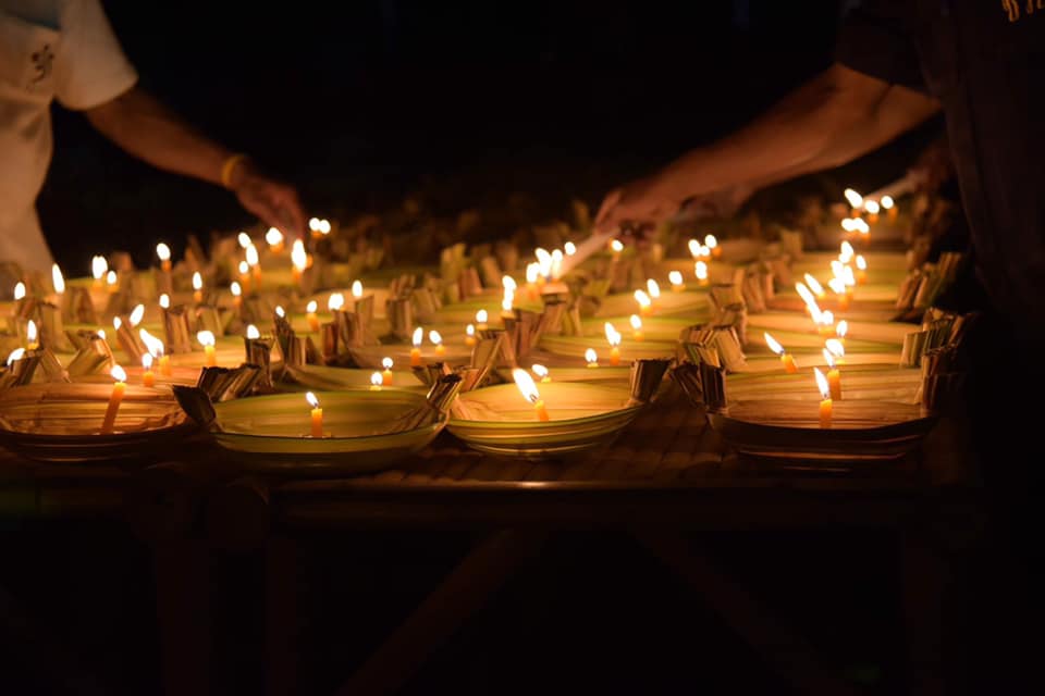 บรรยากาศงานเรืองรอง คลองร้อยสาย ห่มสไบไปบาง จังหวัดสุราษฎร์ธานี