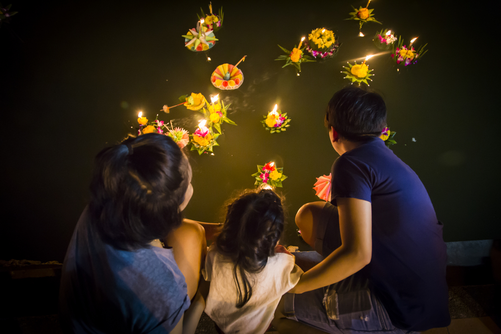 บรรยากาศในงานประเพณีลอยกระทง จังหวัดสงขลา 2568