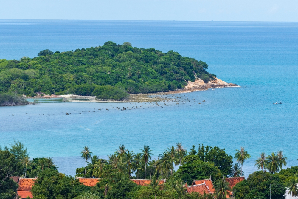 เกาะมัดหลัง ใกล้หาดเฉวง เกาะสมุย จังหวัดสุราษฎร์ธานี
