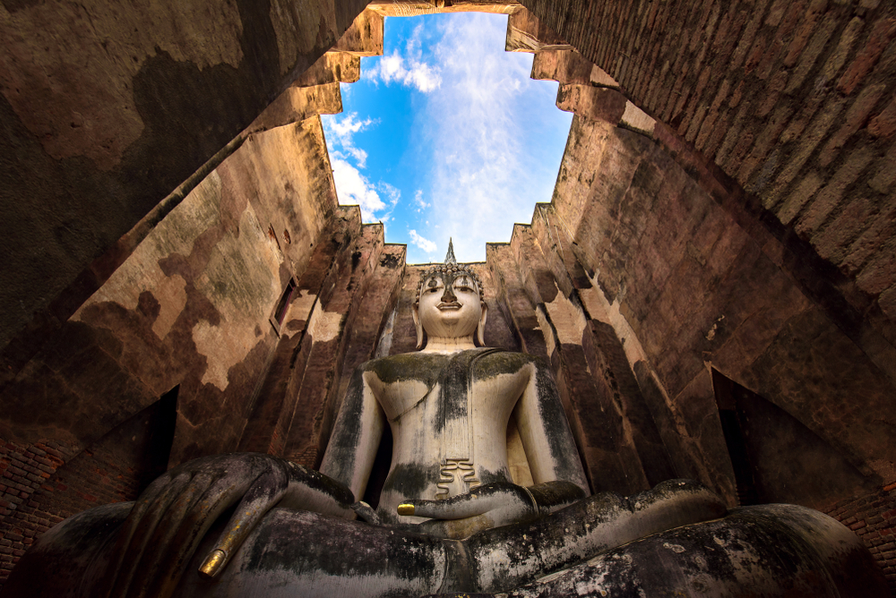 วัดศรีชุม จังหวัดสุโขทัย วัดสายมูชื่อดัง