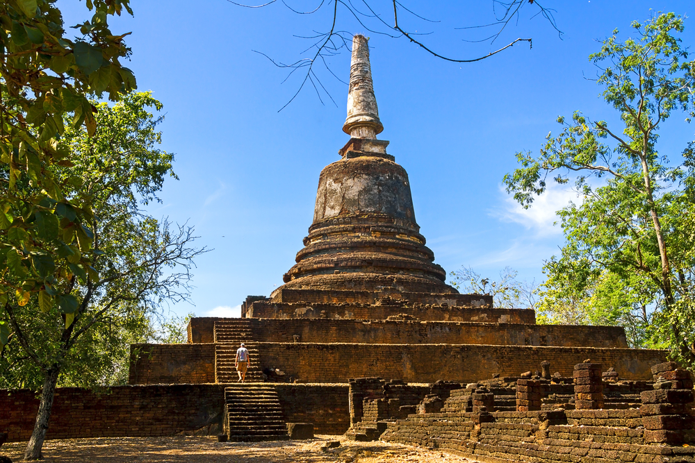 วัดเขาสุวรรณคีรี อุทยานประวัติศาสตร์ศรีสัชนาลัย จังหวัดสุโขทัย