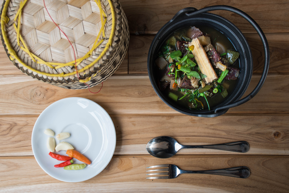 เอาะหลาม อาหาร หลวงพระบาง