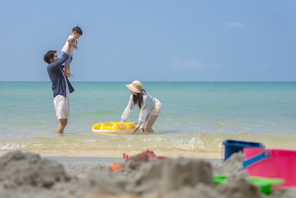 สถานที่เที่ยวสำหรับเด็ก หาดบานชื่น จังหวัดตราด