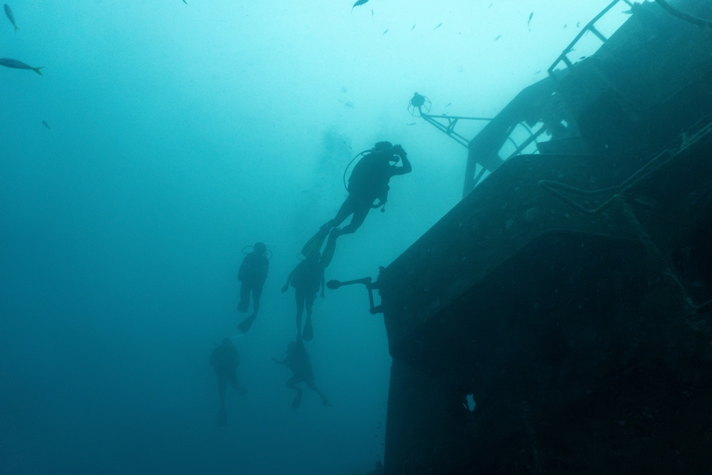เรือหลวงสู้ไพรินทร์ 313 (HTMS Suphairin 313) จุดดำน้ำลึกที่เกาะเต่า จังหวัดสุราษฎร์ธานี