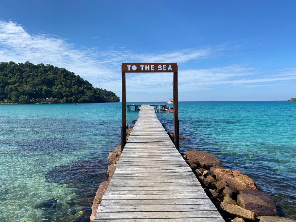 ป้าย To The Sea ของเกาะกูด ที่เที่ยวตราด