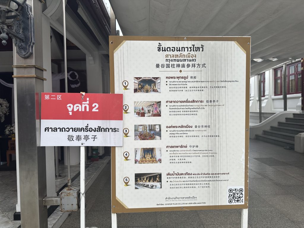 วิธีไหว้ศาลหลักเมืองกรุงเทพมหานคร